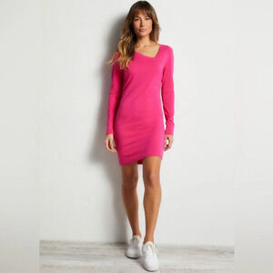 NWOT Anatomie Hattie Dress Fuchsia Pink Travel Casual Women’s Minimalist Small